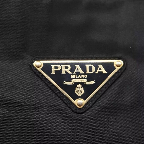 PRADA Hand Bag Nylon Black Auth - Picture 11 of 16